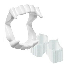 Company Halloween White Teeth Fangs Teeth, Costume, Funny Halloween Dress-, Pretend Decoration (100-Pack)