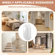 LED Vochtbestendige Wandlamp 16W Ovaal LED Plafondlamp IP65 Waterdicht AC85-265V Badkamer Buiten Tuin Tuinlamp 16W