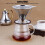 Reusable Stainless Steel Double Layer Coffee Filter with Rack Coffee Making Accessory No Filter Papers Needed 2