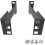 1U Server Rack Depth Extender - 4-Inch/10 cm Deep Recessed Rack Mount Adapter Kit for Network Rack 1