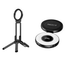 Ulanzi MA38 MagLock Phone Stand with Light Foldable Tripod Phone Mount for 16 15 14 13 Versatile with Hidden Hook