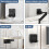 PC Mount Computer Holder Wall Mount Easy Installation Space Saving Computer Mount Under Desk Mount 2