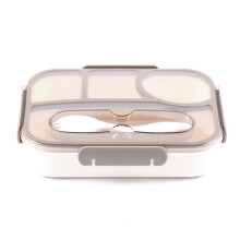 Bento Box Adult,Lunch Box Kids,4-Compartment Lunch Containers,Drop-Proof Dishwasher Safe,Lunch Box with Utensils