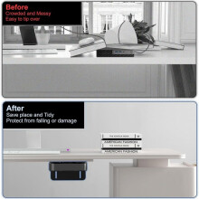 PC Mount Computer Holder Wall Mount Easy Installation Space Saving Computer Mount Under Desk Mount