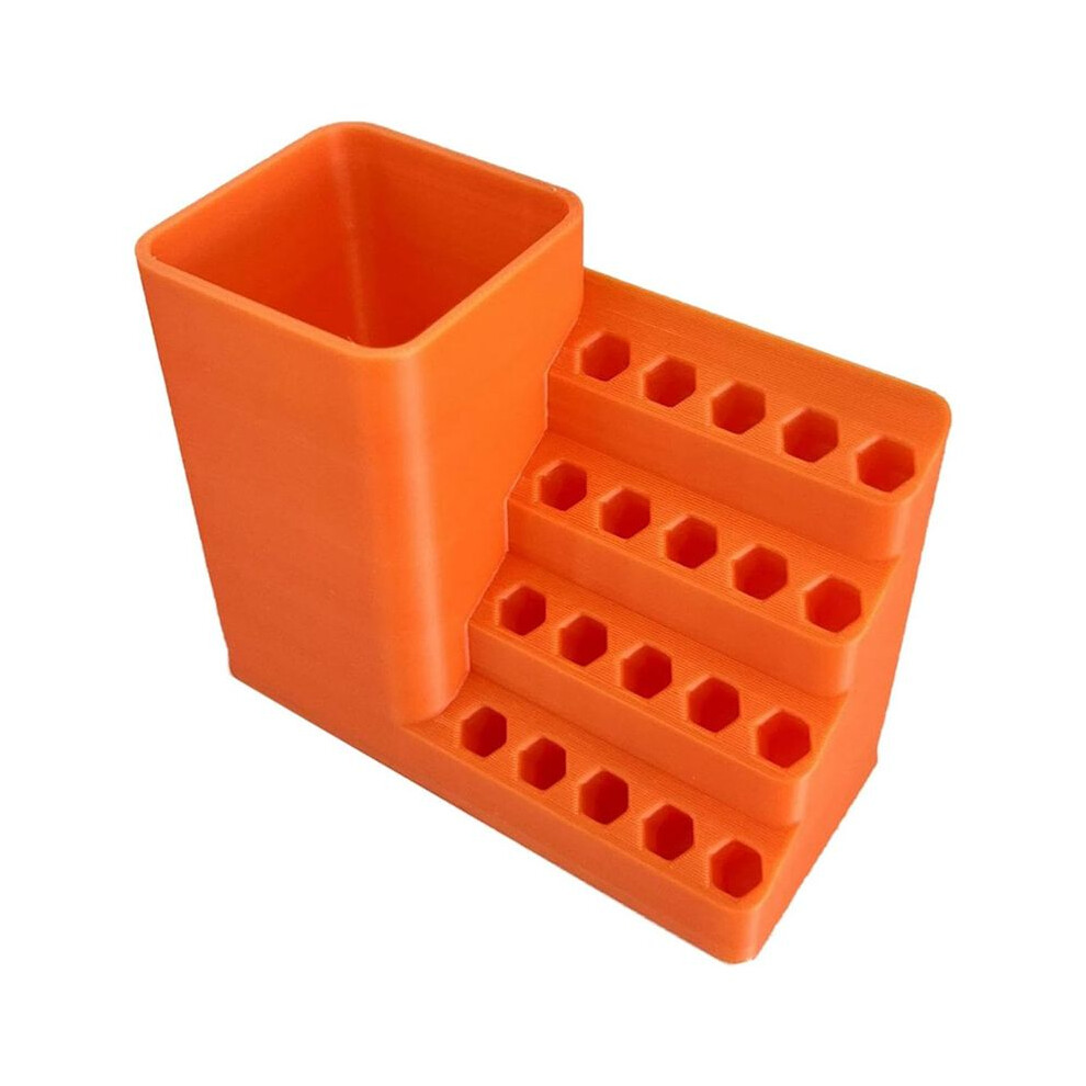 Screwdriver Bits Holder Storage Tool Box, Drill Bits Screw Bit Holders Storage Box, Toolbox With Power Drill Holder,C 6031969028716