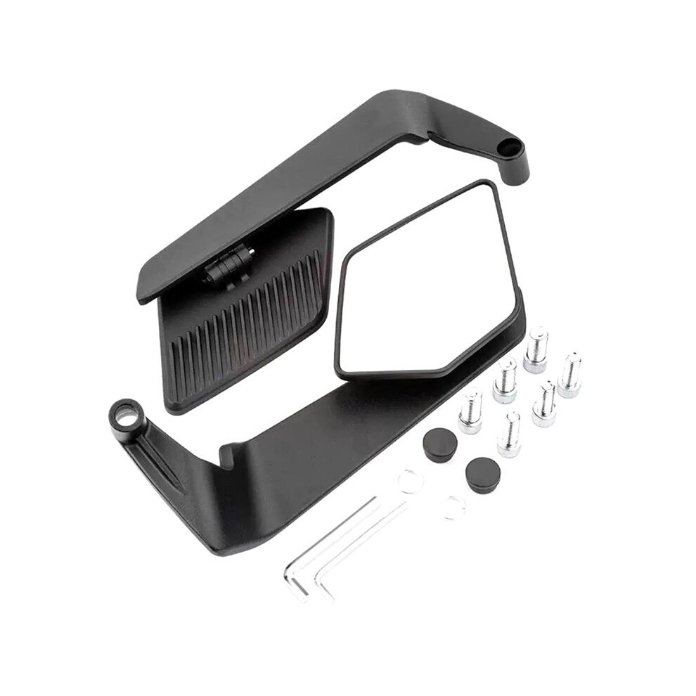 Motorcycle Accessories Mirrors Stealth Winglets Mirror Adjustable Mirrors For Mt 03 07 09 R1 R3 R7 Xmax 4851533536711