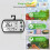 Digital Refrigerator Thermometer 2 Pack,Waterproof Fridge Thermometer, Max/Min Record Function,Timer Function Black 4