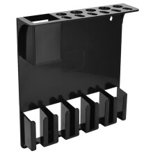 Professional Wall Mount Barber Electric Clipper Holder Salon Beauty Organizer Hairdressing Styling Tools Storage Rack