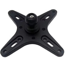 Portable Monitor Mounting Adapter Bracket Plate with 1inch to 100x100mm 75x75mm, Wall Arm Mount Universal