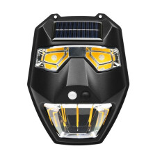 Outdoor Solar Garden Wall Light Sensor Light 5 Modes Garden Landscape Light with Light Control & Infrared Sensor