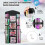 Wrapping Paper Organizer - Hanging Gift Wrap Storage Container, Double-Sided Wrapping Storage over Door Organizer 5