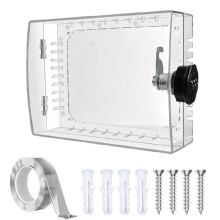 Neuer Thermostat-Passwort-Schließkasten, Thermostat mit Passwortschloss, Transparente Abdeckung, Home Lock, Thermostat-Schließkasten