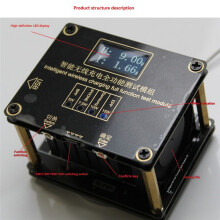 Slimme Draadloze Oplaadtester voor Verouderingsarmaturen Geïntegreerde Teststandaard voor Verouderingsstandaard 15W/10W/7,5W/5W