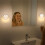 Motion Sensor LED Night Light with 4 Facial Expression Dimmable Hallway Light Rechargeable LED with Timer 2PCS 2