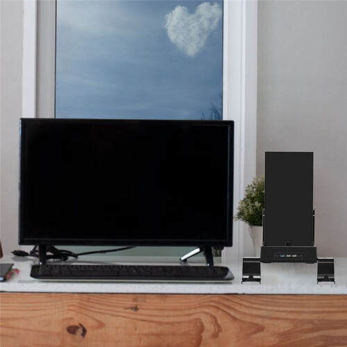 Wall Mount Bracket Stand Comprehensive Protection for  SeriesX Host Stand 3 USB Interface Easy Installation Dimmable 2