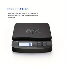30kg/1g Digital Scale Table Top Parcel Letter Postage Weigh Electronic Weighing Scales LCD Backlit Small Electronic Grey