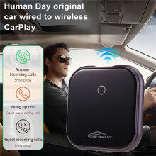 2-In-1-Kabelloser CarPlay-Android-Autoadapter, Umwandlung Eines Kabelgebundenen in Einen Kabellosen Dongle