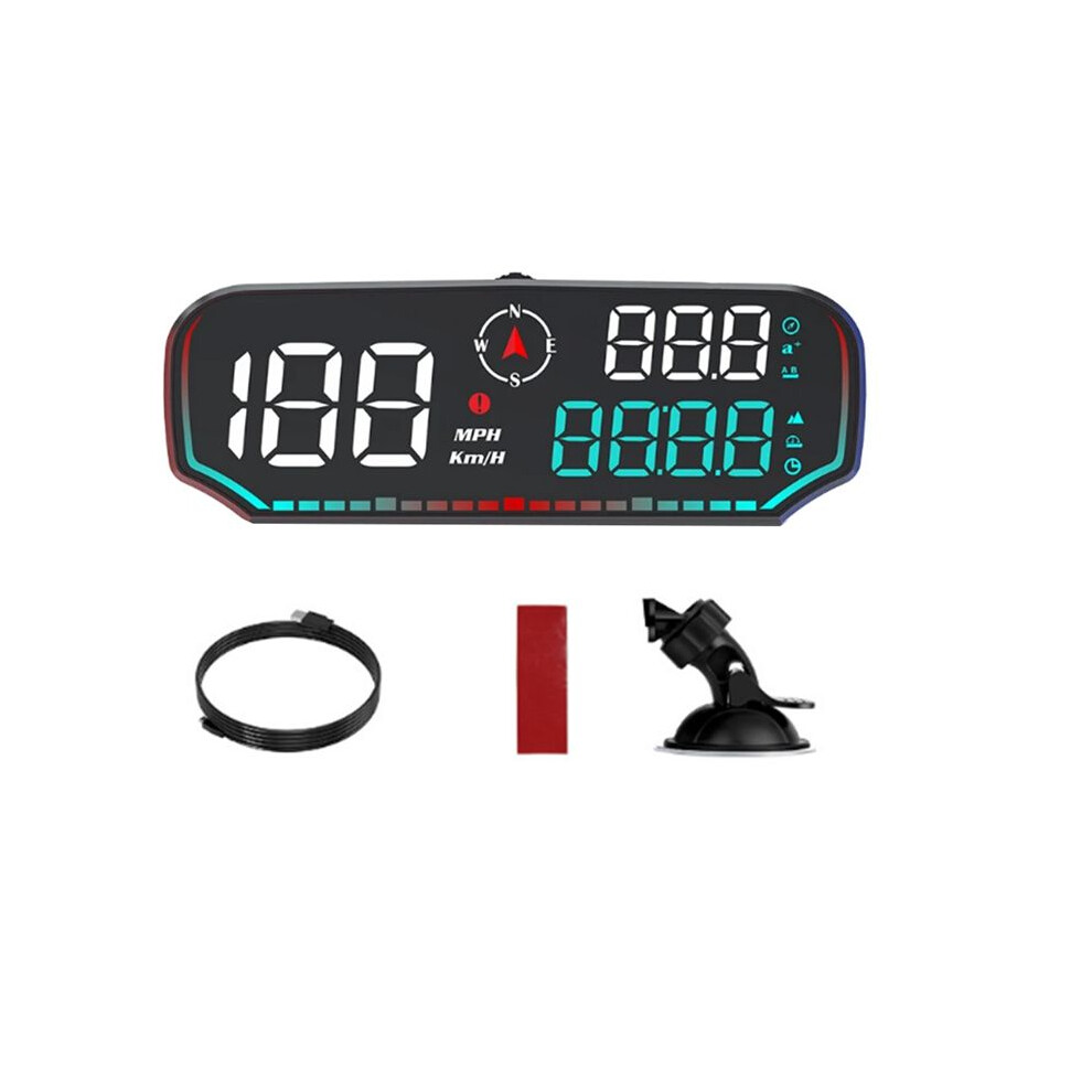 Car Display Car Hud Gps Led Display Fatigue Driving Alarm Speedometer Tachometer Display Screen 6032309168543
