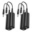 Ground Loop Isolator Noise Filter for Car Audio/Home Stereo,4 PCS Ground Loop Noise Isolator with 3.5mm Audio Cables 1