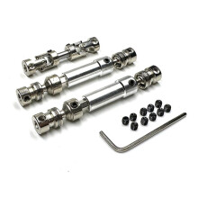 3 PeçAs Metal Drive Shaft CVD Driveshaft para MN128 MN86 MN86S MN86K MN86KS MN G500 1/12 RC Car Upgrade Parts Accessories, 3