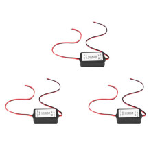 3X 12V Car Rear View Camera Rectifier Relay Capacitor Filter Connector for Rear View Lens Anti-Interference Ballast