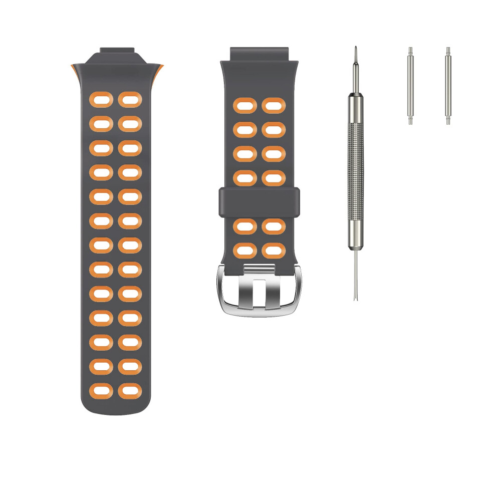 Silicone Replacement Watch Band Strap For Running With Secure Fit For Garmin Forerunner 310Xt 9174973168737