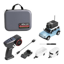 Coche RC FPV 1:64 6405-C Kit de Coche de Carreras FPV VTX 720P Cámara Giroscopio Incorporado 2.4G WiFi App Controlada Fotos + Video A