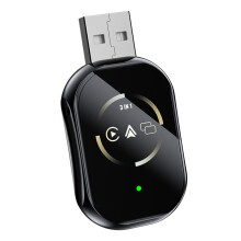 Adaptateur Carplay Sans Fil 3 en 1, Mirror Link, Carplay, Android Auto, + WiFi, Clé USB, Carplay Filaire Vers Sans Fil.