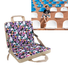 Almohadilla de estadio plegable gruesa 14.96 x 12.6 pulgadas violeta