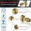 400Pcs Threaded Inserts,M2/M2.5/M3/M4/M5/M6 Thread Knurled Nuts Assortment Kit,Heat Set Insert for Plastic 3D Printing 8