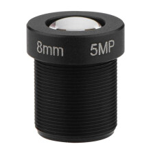 Einplatinen-Computerobjektiv, 8 mm, 5 MP, HD-Netzwerk, Multifunktional, Praktisch, Praktisch, Tragbar, SicherheitsüBerwachungsobjektiv