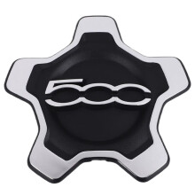 Car Wheel Center Cap Cover for 500X 2016-2022 6AN69LXHAA Dust Cover Car Accessories Silver