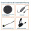USB Wired Headset with Microphone Noise Cancelling In- Control Business Comfort Earphone for Chatting Software 3