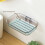 Easy Installation Soap Holder Kitchen Wall Mount Dish No Drill Modern Clear Drain Bathroom Shampoo Bar ShowerContainer C 5