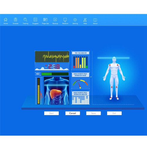 QMR-998 Quantum Resonance Magnetic Analyzer Set Hand Touch Quantum Body Analyzer with 52 Reports 10Th Generation 2