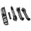 Car Door Pull Grab Handle for  Bora  4 MK4 for  1999-2004 3B1867171E(Black) 2