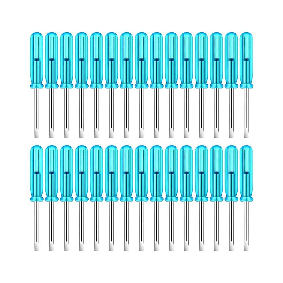 100Pcs Slotted Screwdriver, 2.0Mm Flat 45Mm Length For Small Appliances Repair 4713037724813