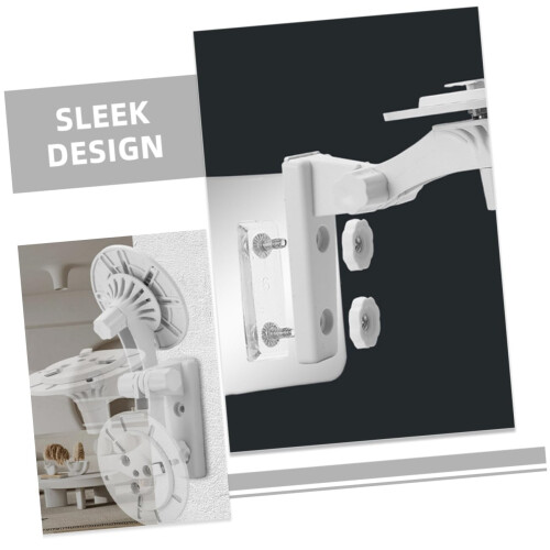 Security Camera Wall Mount with Precise Angle Adjustment, No Drilling Indoor Camera Bracket 2