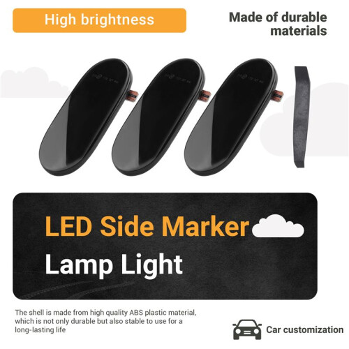 6X LED Dynamic Side  Turn Signal Lights Indicator Lamp for - Sprinter W906 2006-2018  2006-2016 1