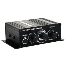 AK-270 AK270 12V  HIFI Amplificateur de Puissance Audio Home Car Theatre Amplificateur Amplificateur 2 Canaux EntréE USB/ AUX