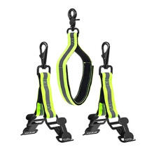 3 Stuks Brandweerhandschoenriem Veiligheidshandschoenhouder Handschoenclips voor Brandweerman Politie Werkhandschoen Riemclip