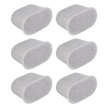 Confezione da 6 Filtri al Carbone Compatibili e Macchine BWF100, Sostituzioni del Filtro 'Acqua per Macchine da Caffè Espresso