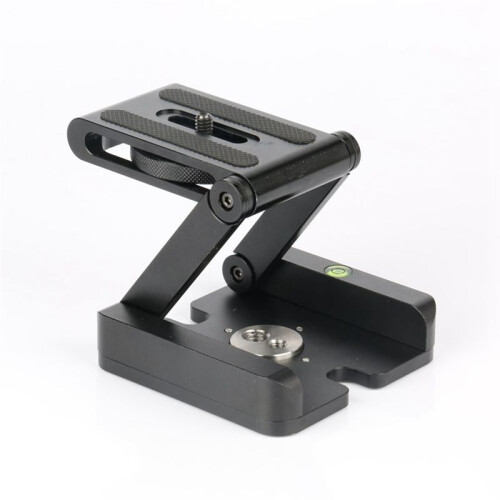Portable Z Type Tilt Tripod  Folding Tilt Foldable Convenient Single Quick Release Plate Stand Holder Camera Bracket 1