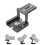 Portable Z Type Tilt Tripod  Folding Tilt Foldable Convenient Single Quick Release Plate Stand Holder Camera Bracket 4
