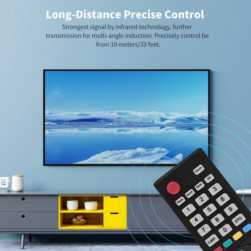 Replacement Remote Control for  ERF-32909HS TV Remote Control 2