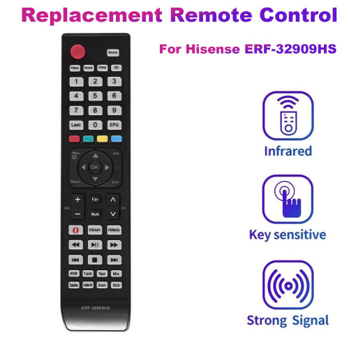 Replacement Remote Control for  ERF-32909HS TV Remote Control 1