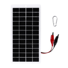 5W 12V Zonnepaneel Polysilicium Panelen Outdoor Solar Battery Charger Draagbaar Zonnepaneel voor Mobiele Telefoon Opladers