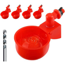 Kip Water Cups Automatische Kip Water Feeder, Kip Water Bowls, Pluimvee Water Kit voor Eenden, Vogels, Ganzen