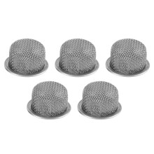 Premium Double Screen Filter for Cocktails Smoker, Washable Stainless Mesh Screen Filter Bowl for Whiskey Smoker 5Pcs