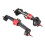 Portalachse SCX10 III Alu schwarz rot 3
